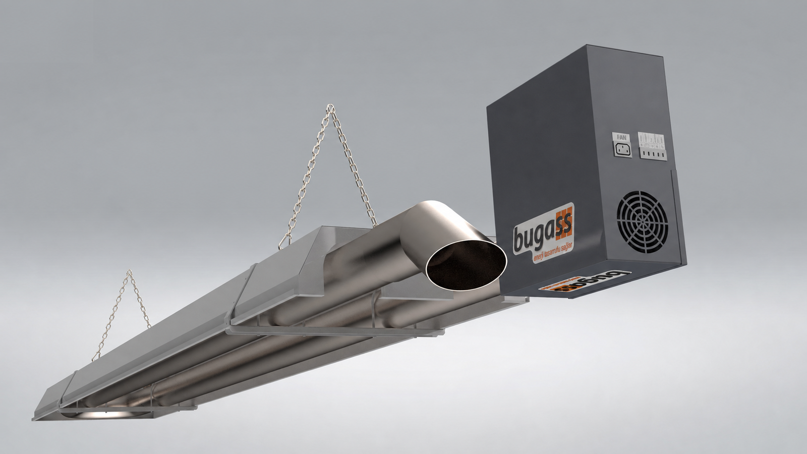 BUGASS BRU Serisi borulu radyant U tipi ısıtıcı